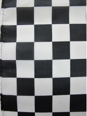 Large Black and White Checkered Flag